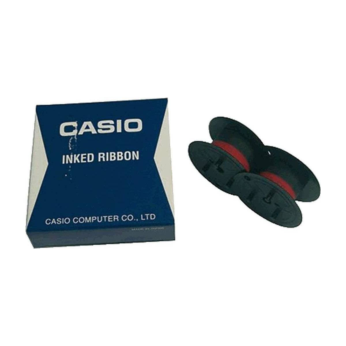 Casio RB-02 Nastro Inchiostrato Bicolore Nero/Rosso per Calcolatrici Scriventi