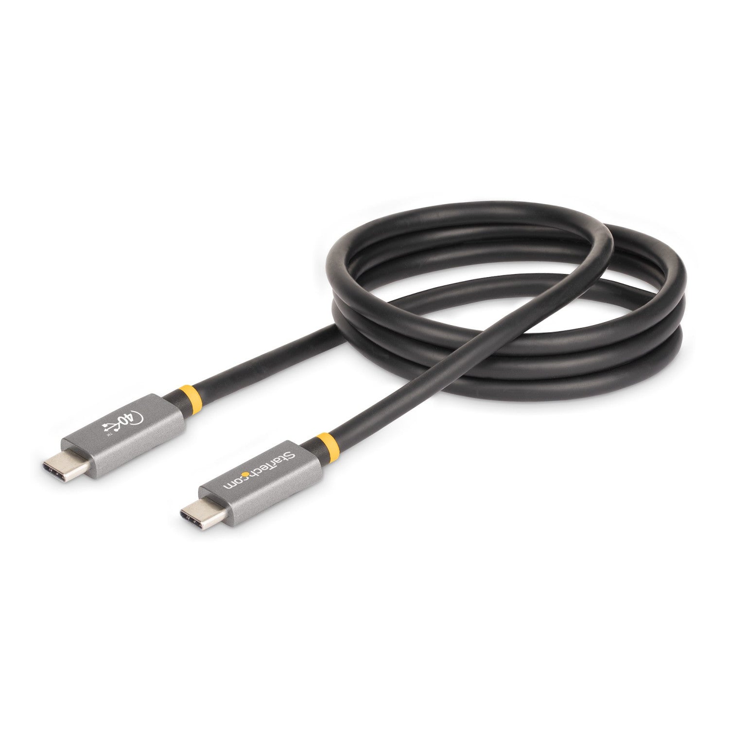 StarTech.com Cavo USB4 da 1 m, Cavo USB Type-C Certificato USB-IF, 40 Gbps, cavo di ricarica e trasferimento dati USB-C, 100W Power Delivery, 8K 60Hz, compatibile con Thunderbolt 4/3/USB 3.2