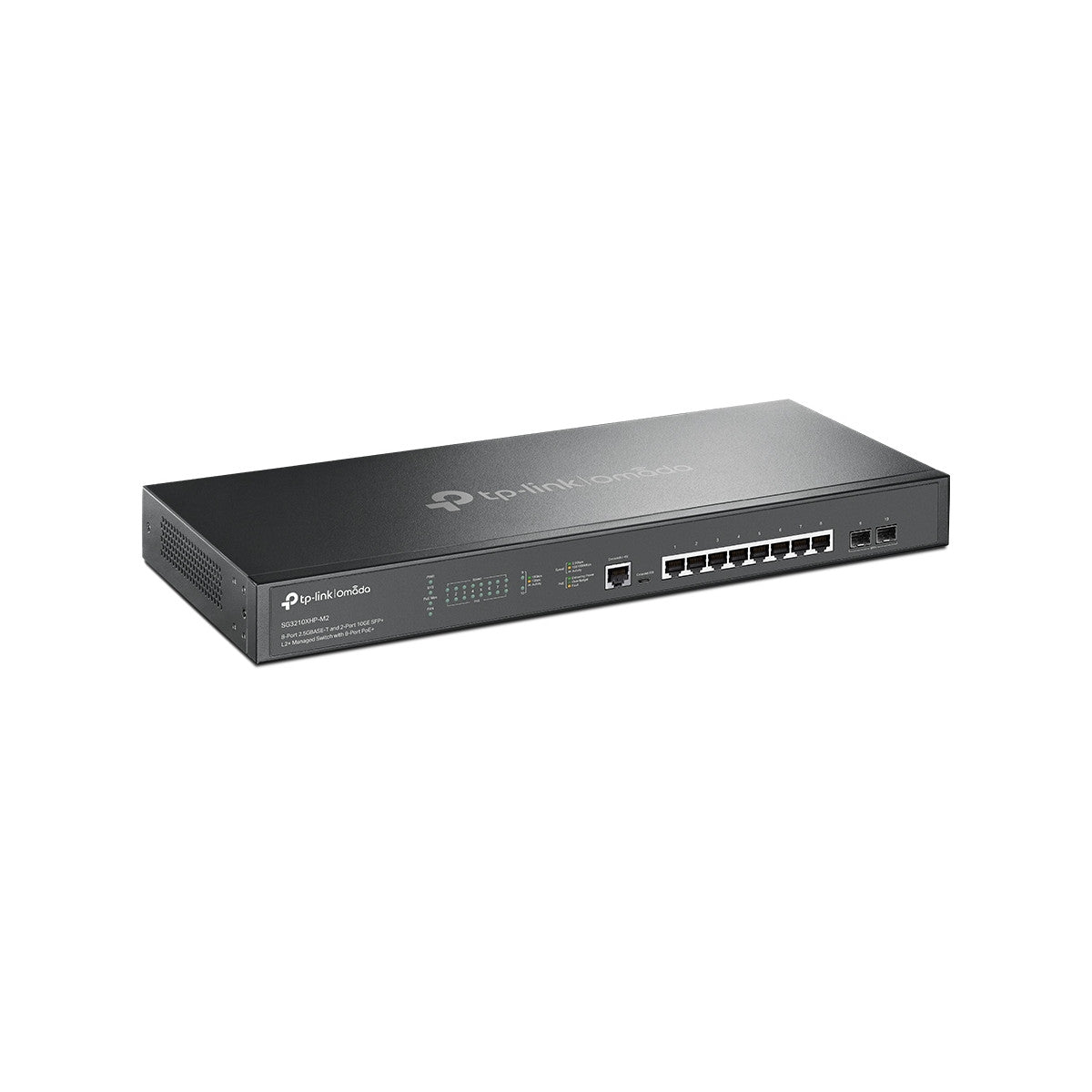 TP-Link Omada SG3210XHP-M2 switch di rete Gestito L2 2.5G Ethernet (100/1000/2500) Supporto Power over Ethernet (PoE) 1U Nero