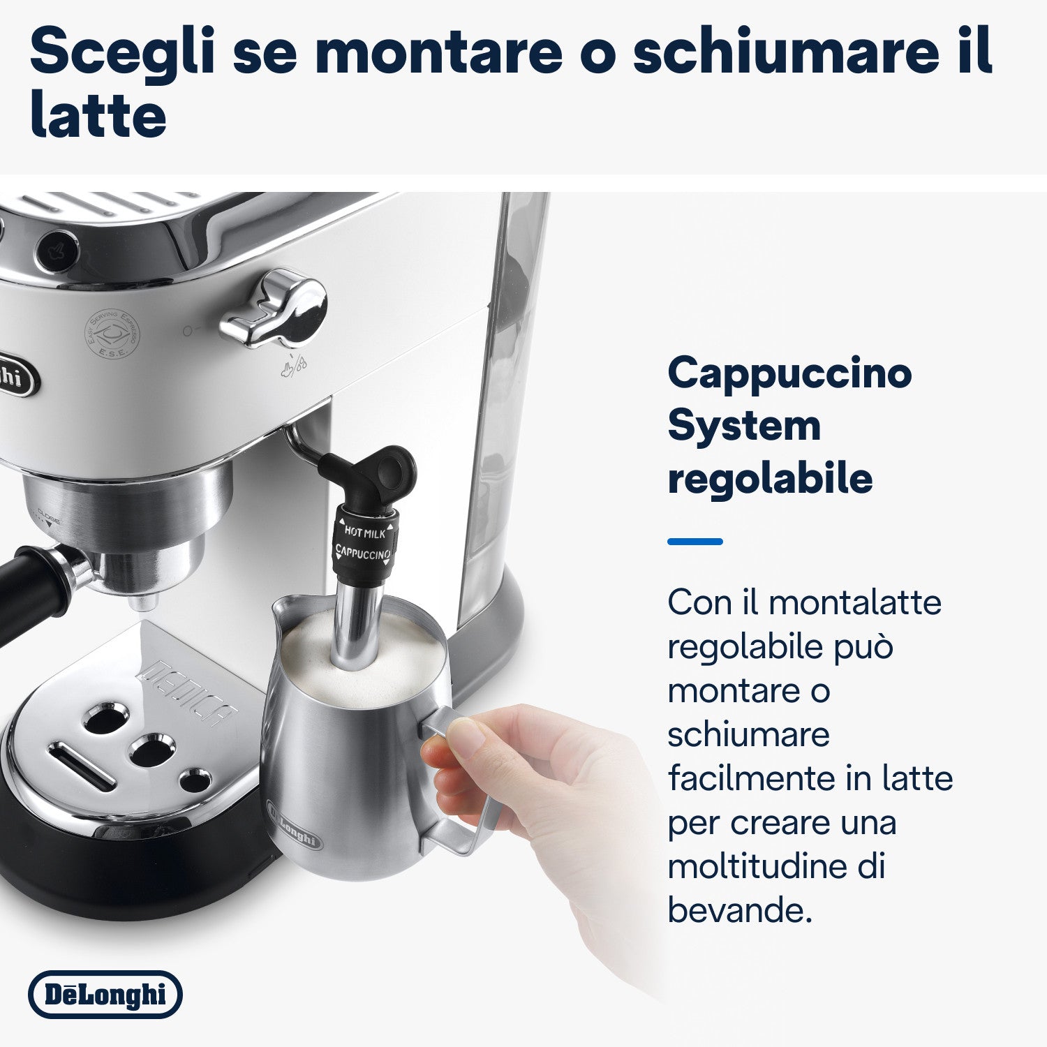 DeLonghi EC 685 Automatica Macchina per Espresso Libera Installazione 1L Bianco