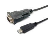 Equip 133392 cavo seriale Nero 1,5 m USB tipo-C DB-9