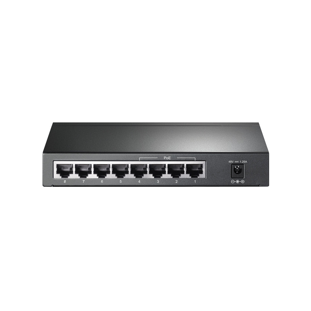 TP-Link TL-SG1008P switch di rete Non gestito Gigabit Ethernet (10/100/1000) Supporto Power over Ethernet (PoE) Nocciola