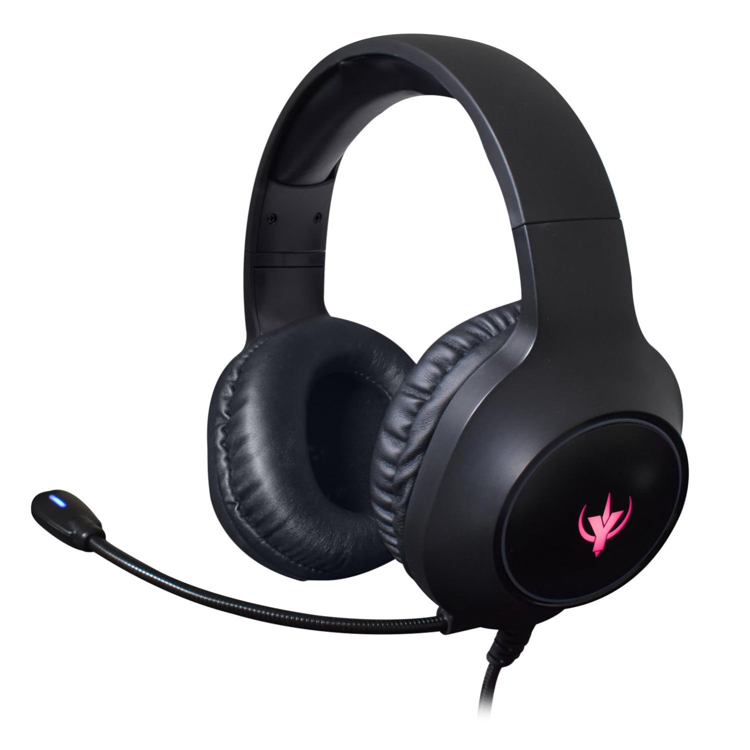 Spyco Słuchawki Gamingowe Impulse HE-121 Przetwornik 50 Mm Mikrofon Dookólny Logo RGB Kompatybilne PC Mac Xbox One PS4 Nintendo Switch Czarne
