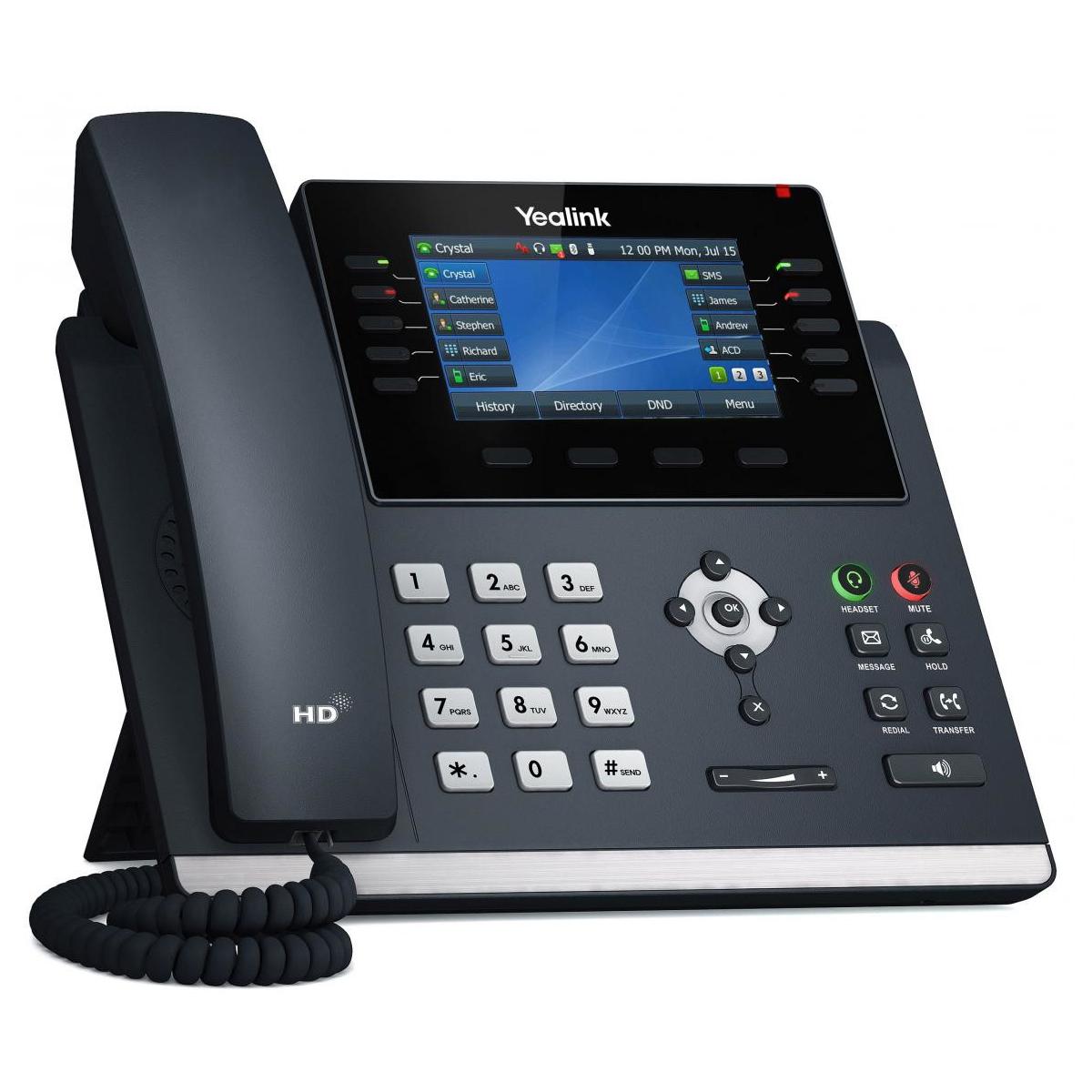 Yealink SIP-T46U telefono IP Grigio LCD Wi-Fi