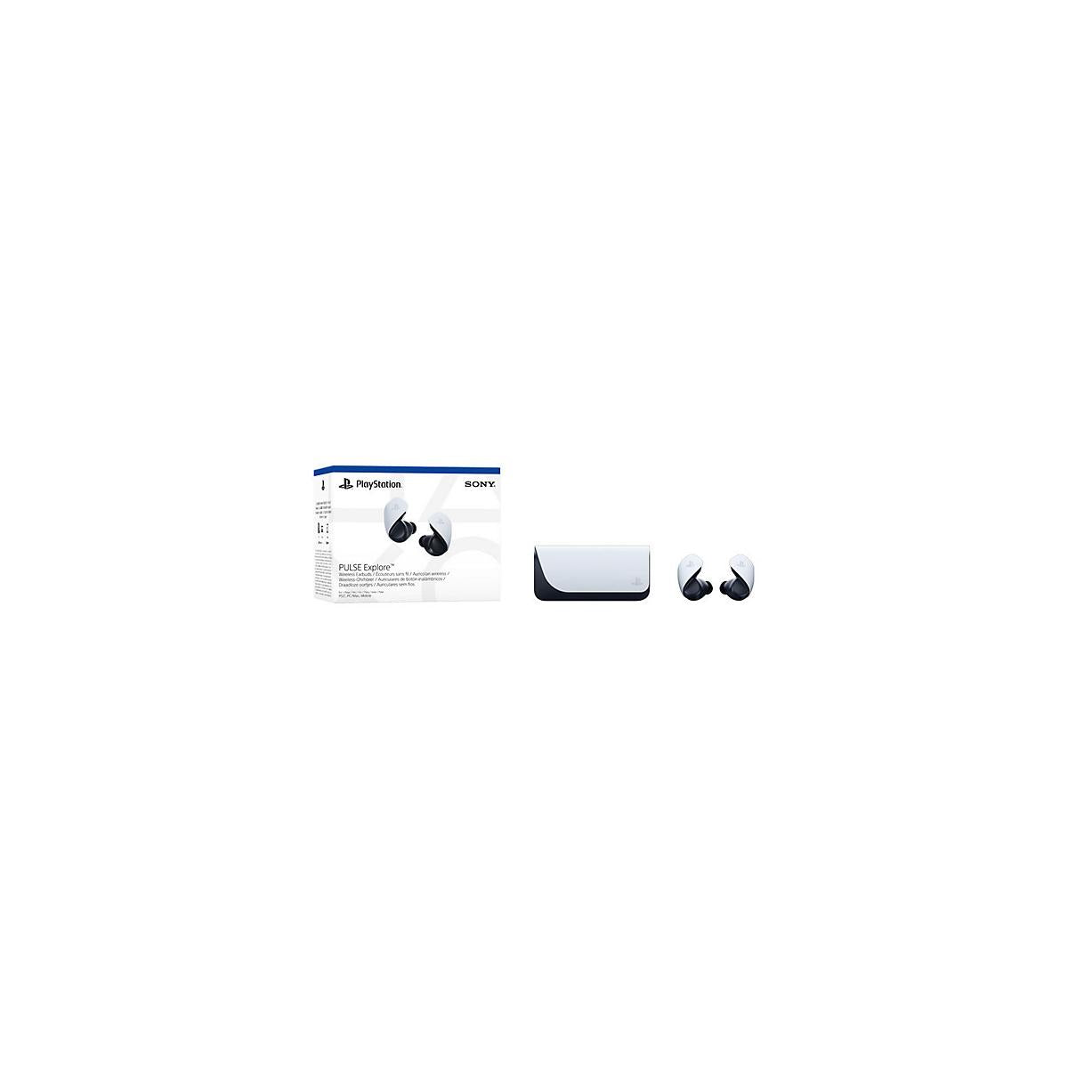 Sony 1000039786 Auricolari Pulse Explorer Per PS5 Bianco e Nero