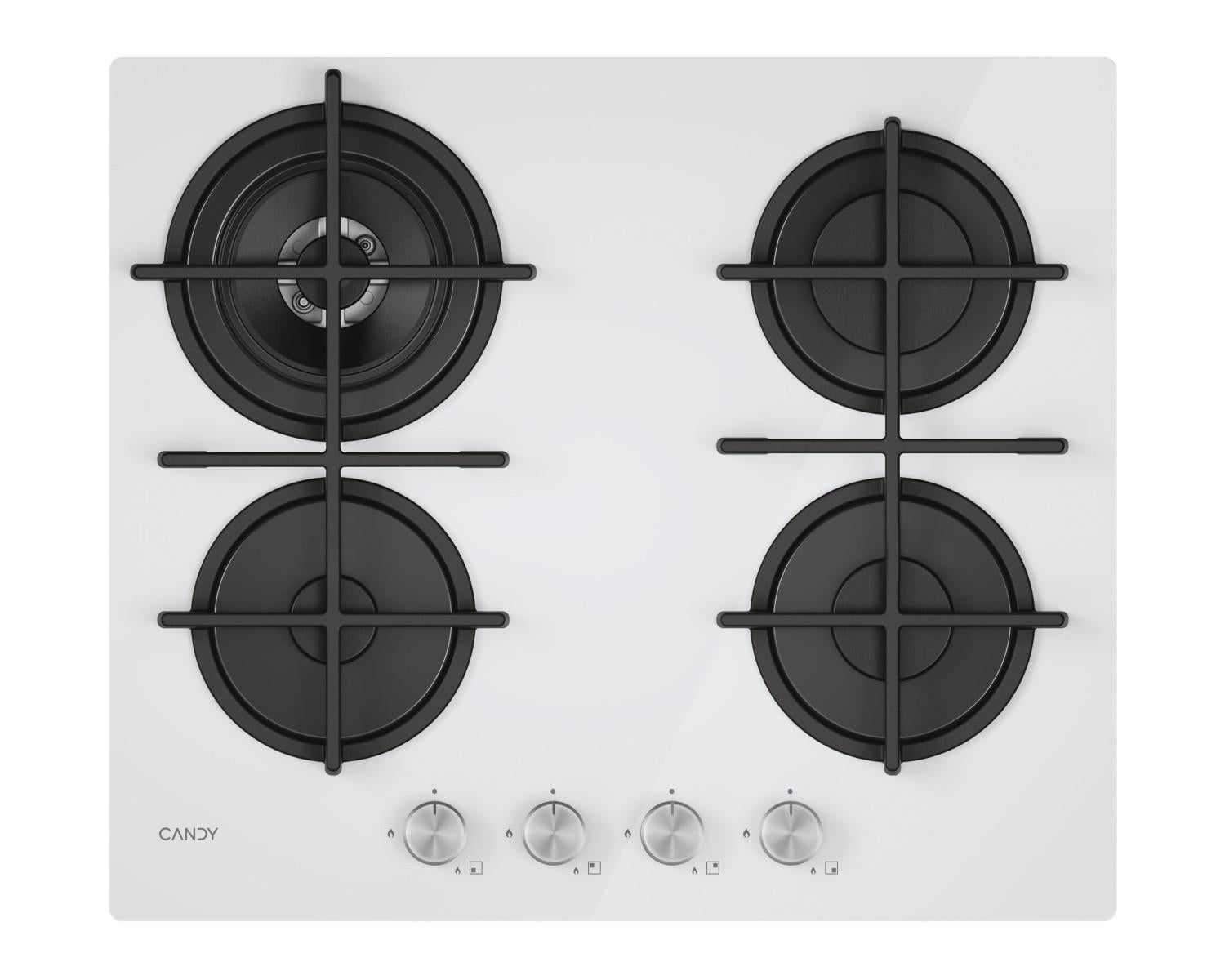 Candy Moderna CVG6BR4WTW Bianco Da incasso 60 cm Gas 4 Fornelli