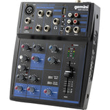 Gemini Sound GEM-05USB Mixer DJ Analogico 5 Canali con Bluetooth e USB