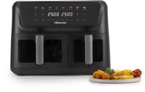 Hisense HAF2700DCD Doppia 11 L Indipendente 2700 W Friggitrice ad aria calda Nero