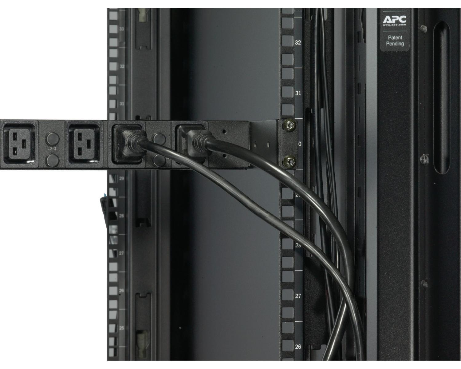 APC Basic Rack PDU AP7526 unità di distribuzione dell'energia (PDU) 6 presa(e) AC 1U Nero