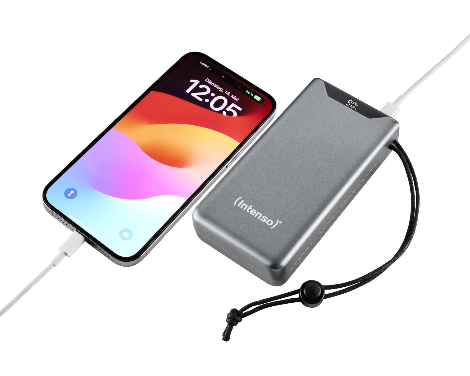 Intenso 7332054 batteria portatile Polimeri di litio (LiPo) 20000 mAh Grigio