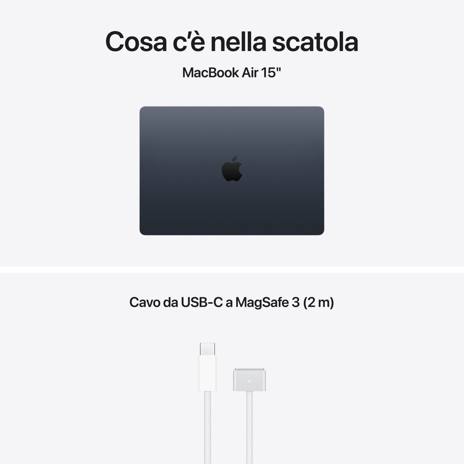 Apple MacBook Air 15" M5 chip 10 core CPU 10 core GPU, 16GB, 1TB SSD - Mezzanotte