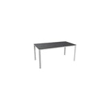Amicasa Tavolo Da Esterno Roma 156x78 Cm Antracite E Bianco