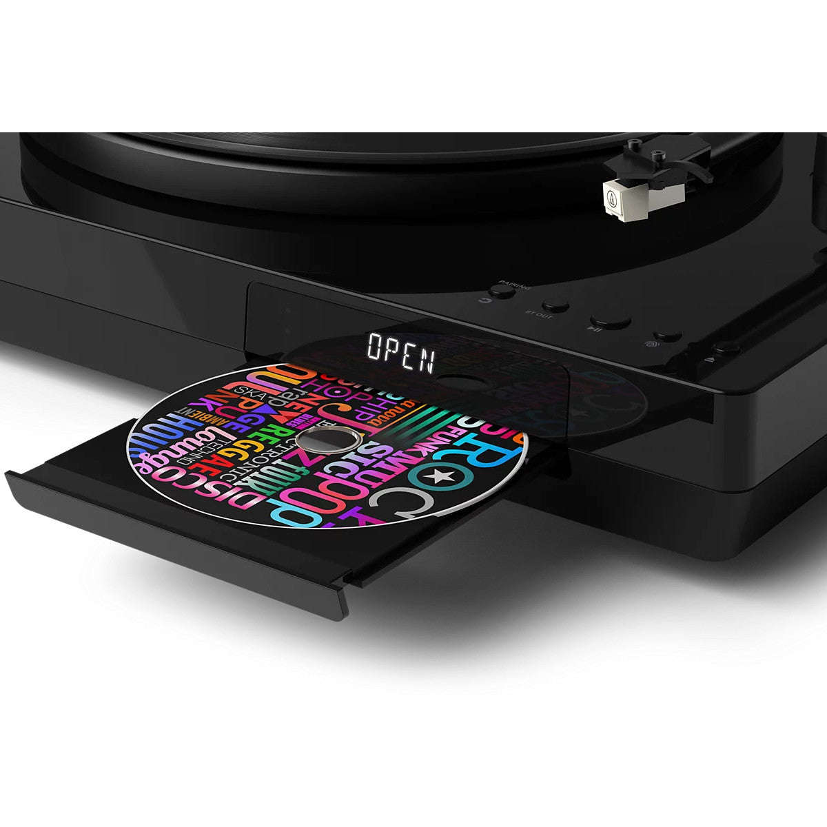 Philips TAFT1/10 piatto audio Giradischi con trasmissione a cinghia Nero