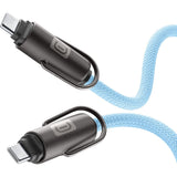 Cellularline USBDATALACEC2CB cavo USB 1,2 m USB C Blu