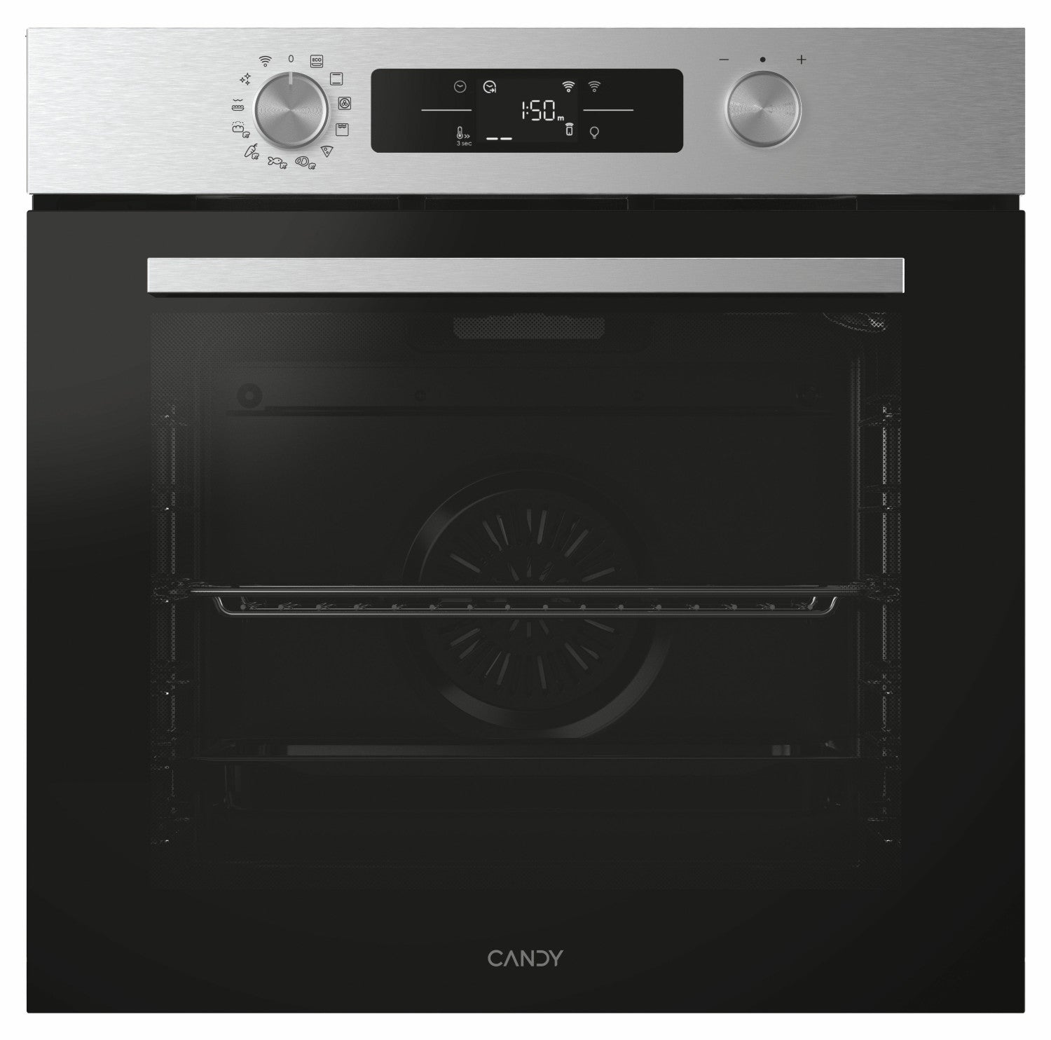 Candy CA6 N5B3EYTX Forno 78 L A Nero Acciaio Inossidabile