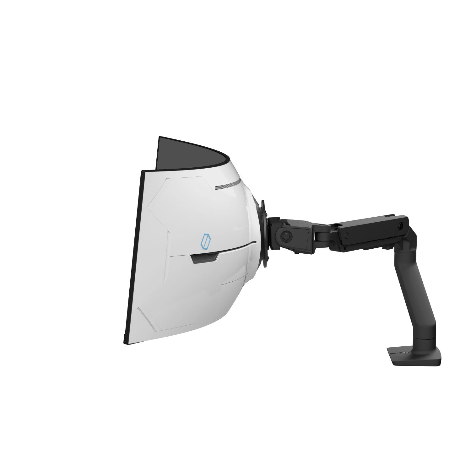 Ergotron HX Series HX ARM WITH VERY HEAVY DUTY PIVOT DESK 144,8 cm 57 pollici Scrivania Nero