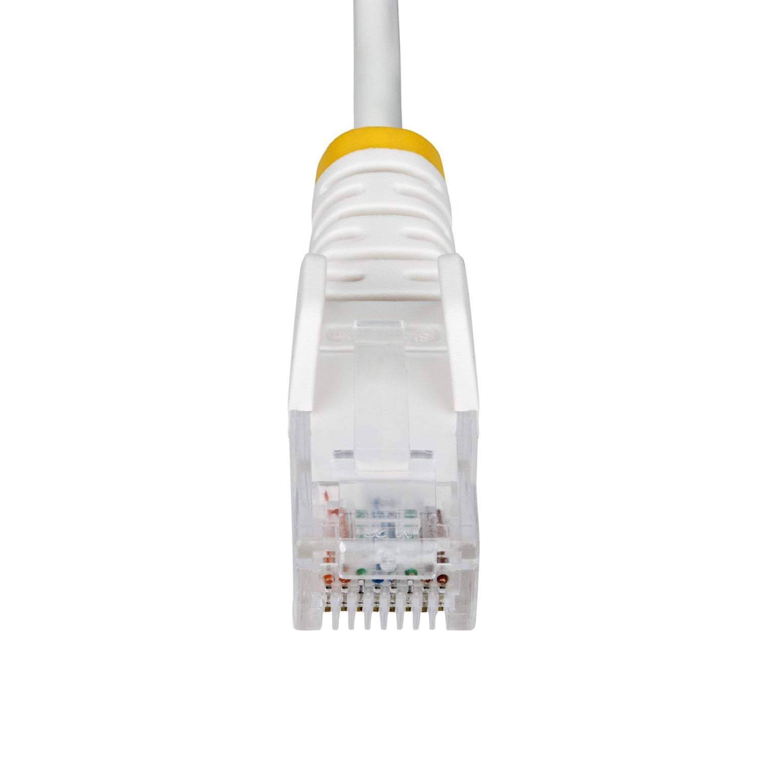 StarTech.com Cavo Ethernet CAT6 Bianco da 1m; Patch UTP con Plug RJ45 Antigroviglio e Rilievi di Trazione, Cavo Lan Slim in Rame Puro 28AWG, Sottoposto a test Fluke