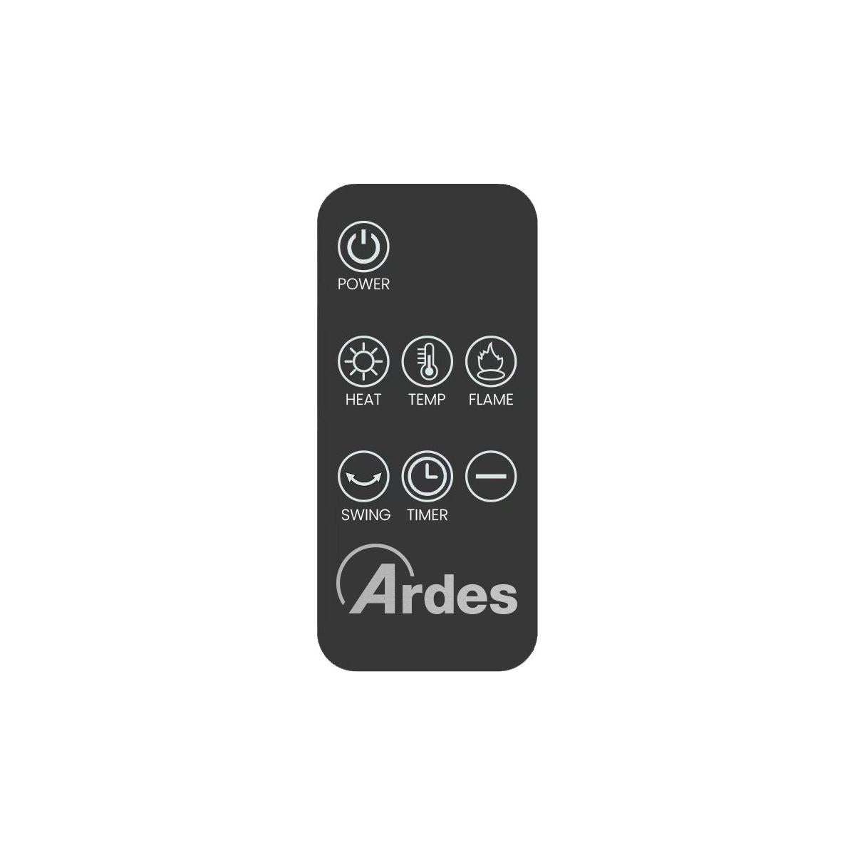 Ardes AR4P22FP Stufetta Elettrica Interno 2000 W Riscaldatore Ambiente Elettrico con Ventilatore Nero