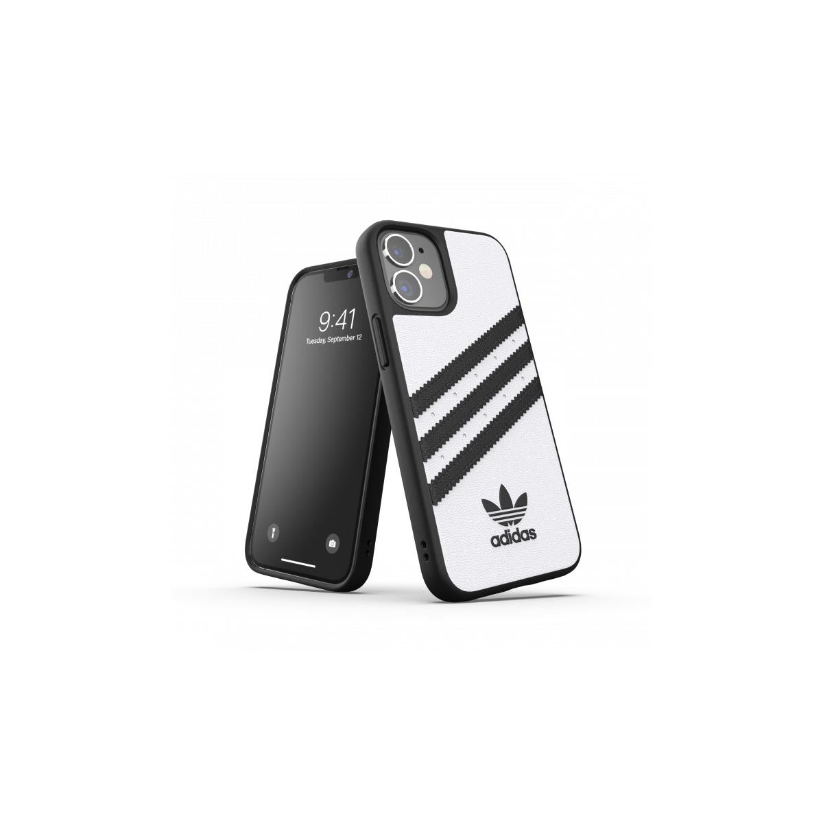 Adidas 3-Stripes custodia per cellulare 13,7 cm (5.4") Cover Nero, Bianco