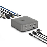 StarTech.com 215UE-TB5USB4DOCK replicatore di porte e docking station per laptop Cablato Thunderbolt 5 Grigio