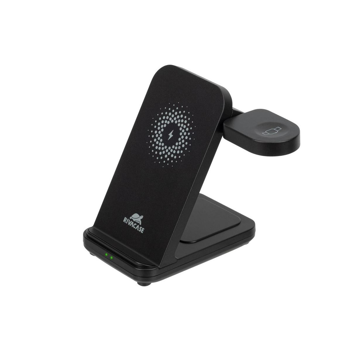 Rivacase VA4916 Caricabatterie per dispositivi mobili Orologio intelligente, Auricolare, Smartphone Nero USB Carica wireless Interno