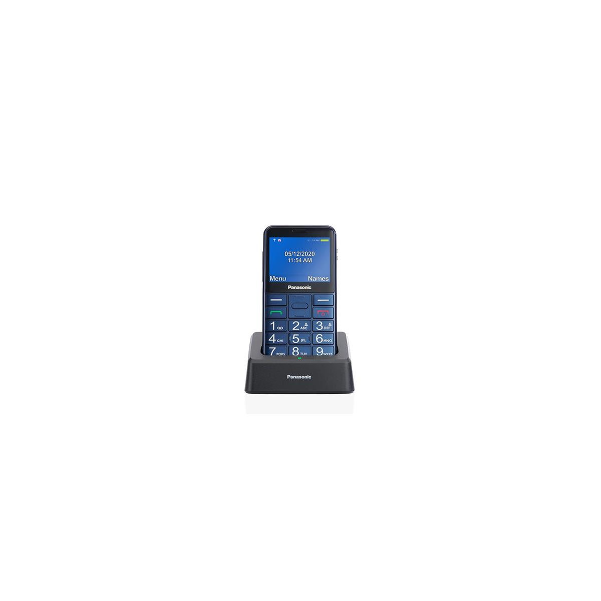 Panasonic KX-TU155 Telefono Cellulare Facilitato 102 g Ampio Display Blu