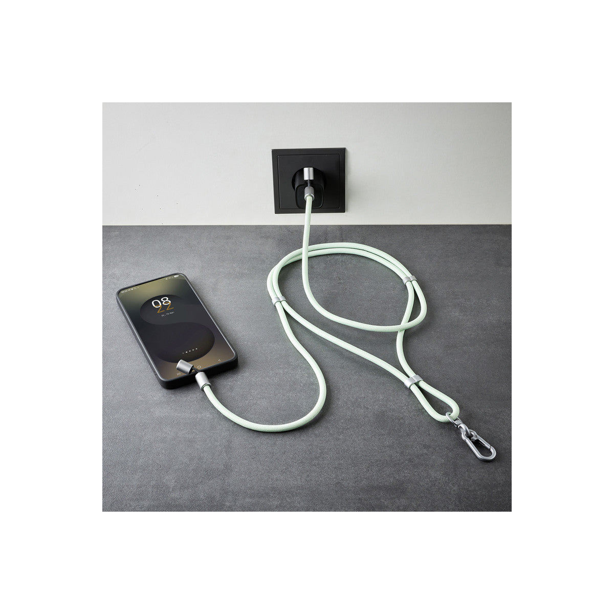 Intenso Handykette als Lade- Datenkabel USB-C bis 1,65m grün cavo USB USB C Verde