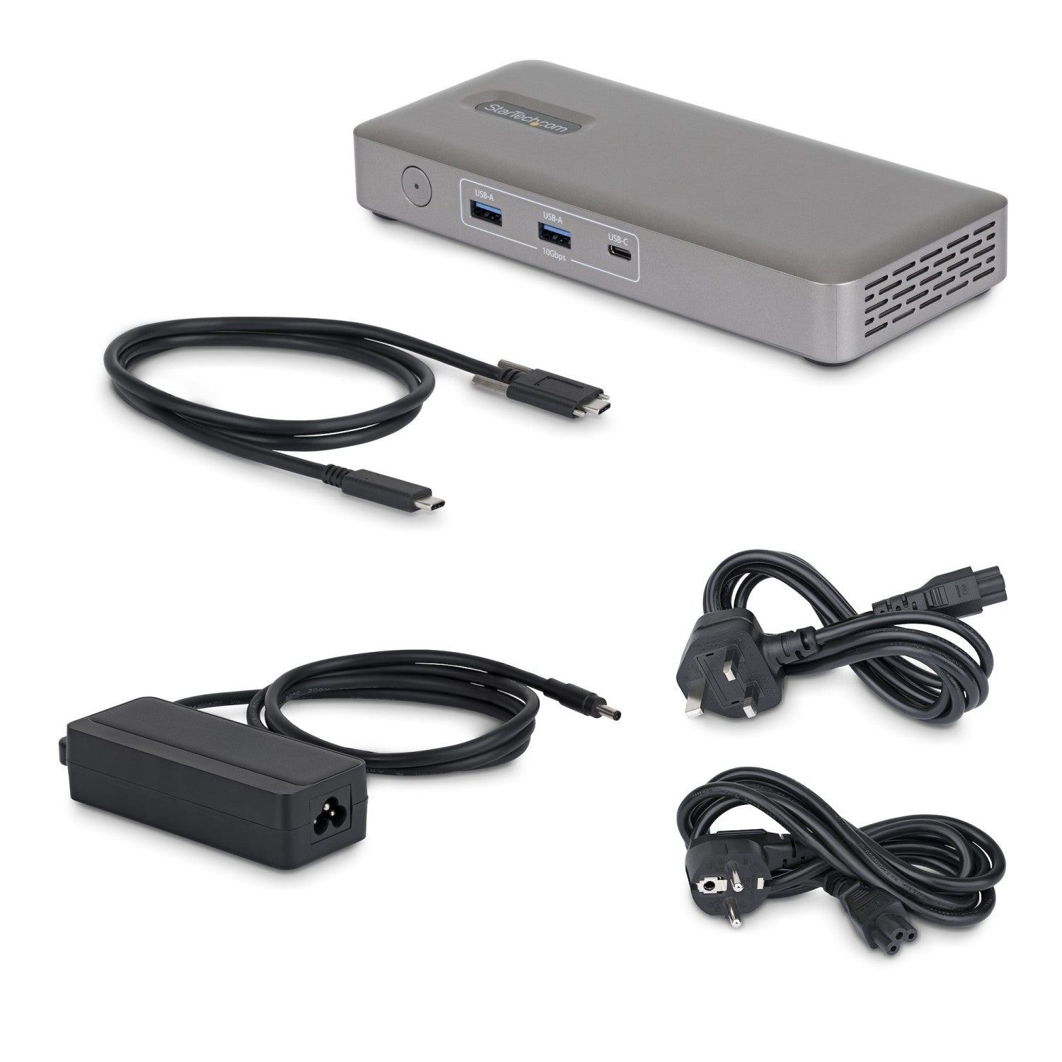StarTech.com 208UE-USB4-DOCK replicatore di porte e docking station per laptop Cablato Grigio