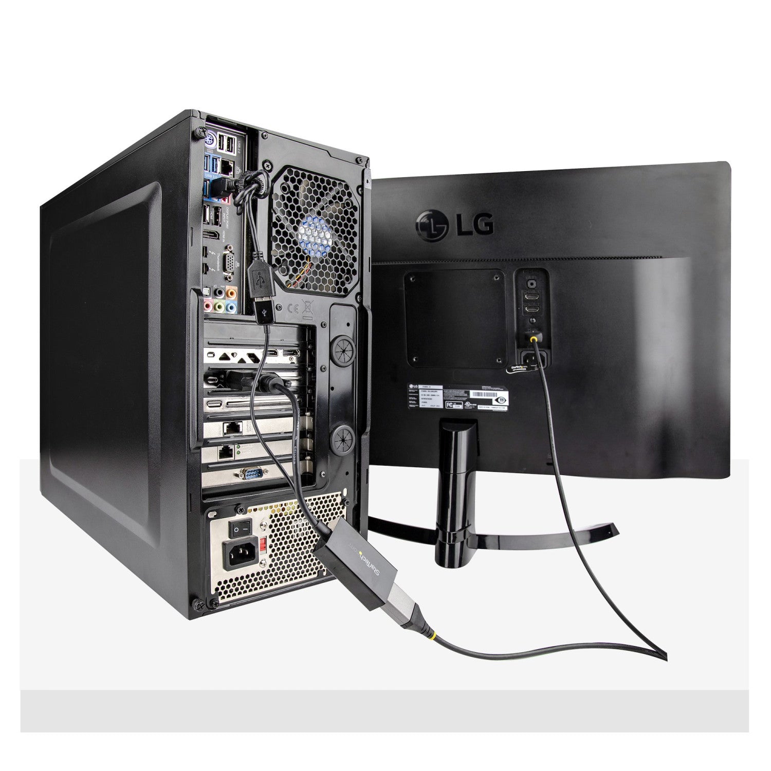 StarTech DVI2DP2 Cavo e Adattatore Video 0,254 m DVI-D Nero