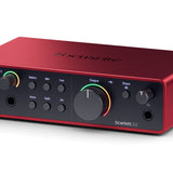 Focusrite Scarlett 2i2 Interfaccia audio Red e Black