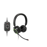 Snom A330D Cuffie Cablato a Padiglione Ufficio USB tipo A Nero