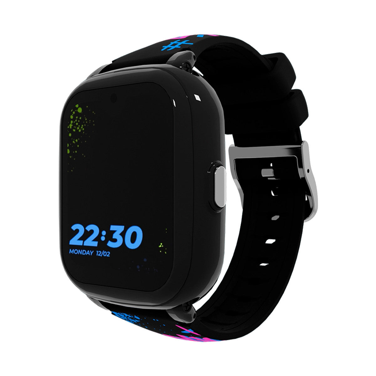 SaveFamily Iconic Plus 2 4,52 cm (1.78pollici) 40 mm Digitale Touch screen 4G Nero Wi-Fi GPS (satellitare)