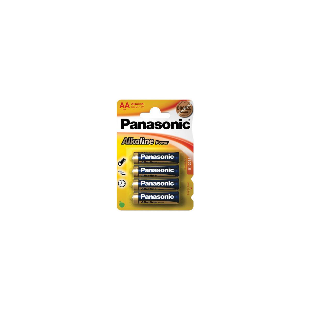 Goobay LR6 4-BL Panasonic Alkaline Power Batteria monouso Stilo AA Alcalino