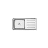 Apell ID1001IRBC lavello Lavello montato su piano Rettangolare