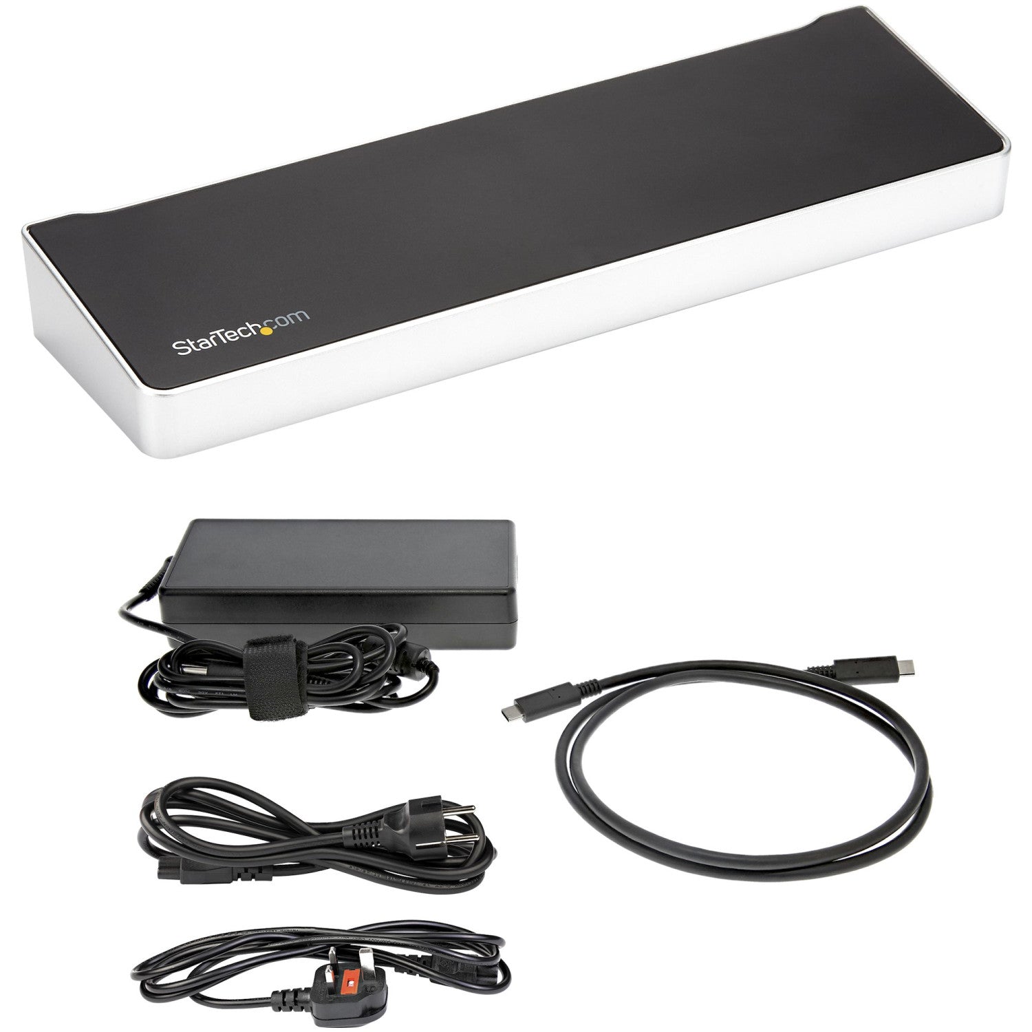 StarTech.com Docking Station USB-C per triplo monitor UHD 4K, Mac e Windows, Dock USB C a HDMI e DisplayPort, Hub a 5 porte USB 3.0 - PD 60W
