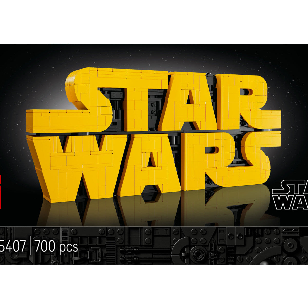 LEGO Star Wars Logo in Mattoncini 75407 Set Costruzione 700 Pezzi Adulti