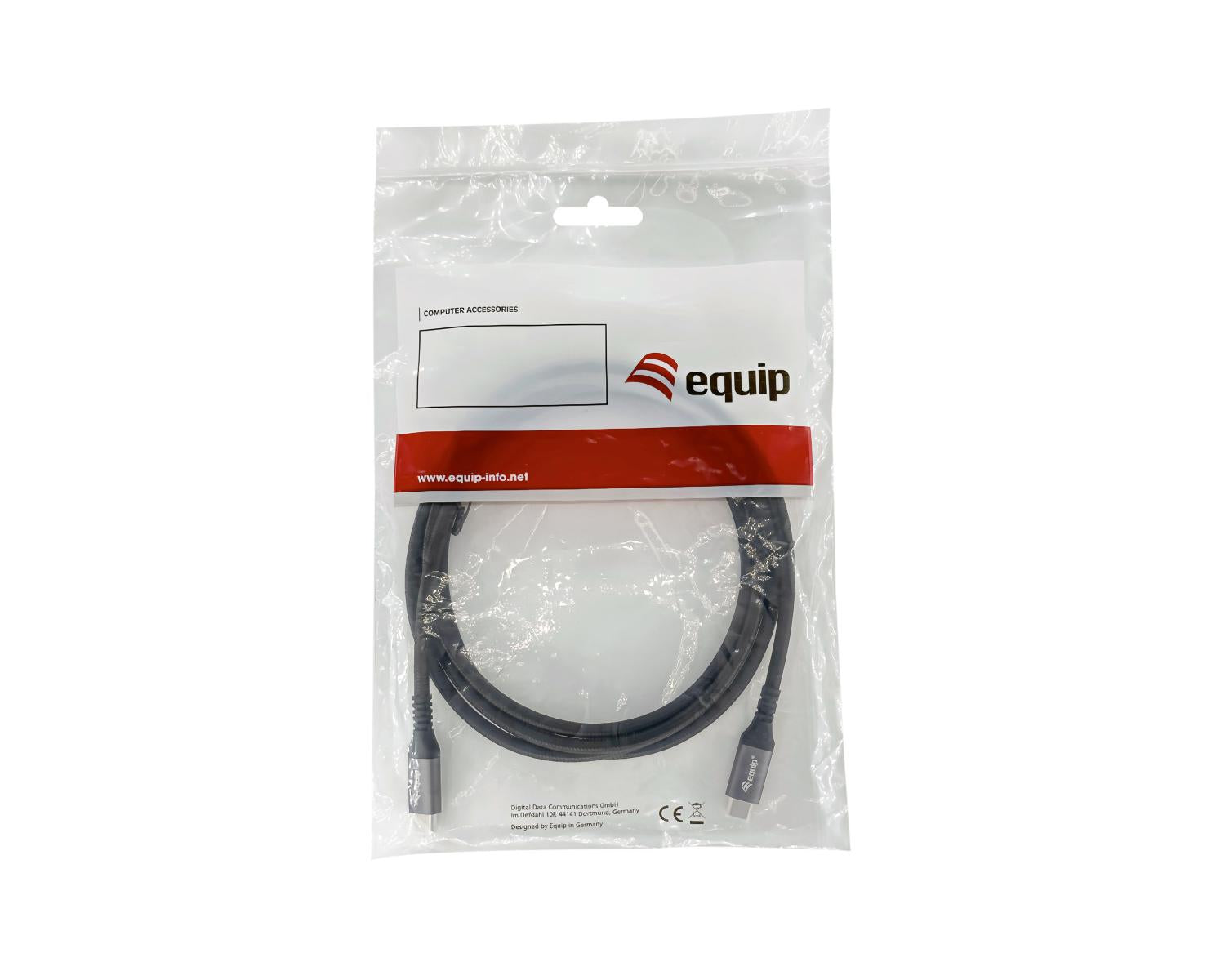 Equip 128382 cavo USB USB4 Gen 2x2 2 m USB C Nero