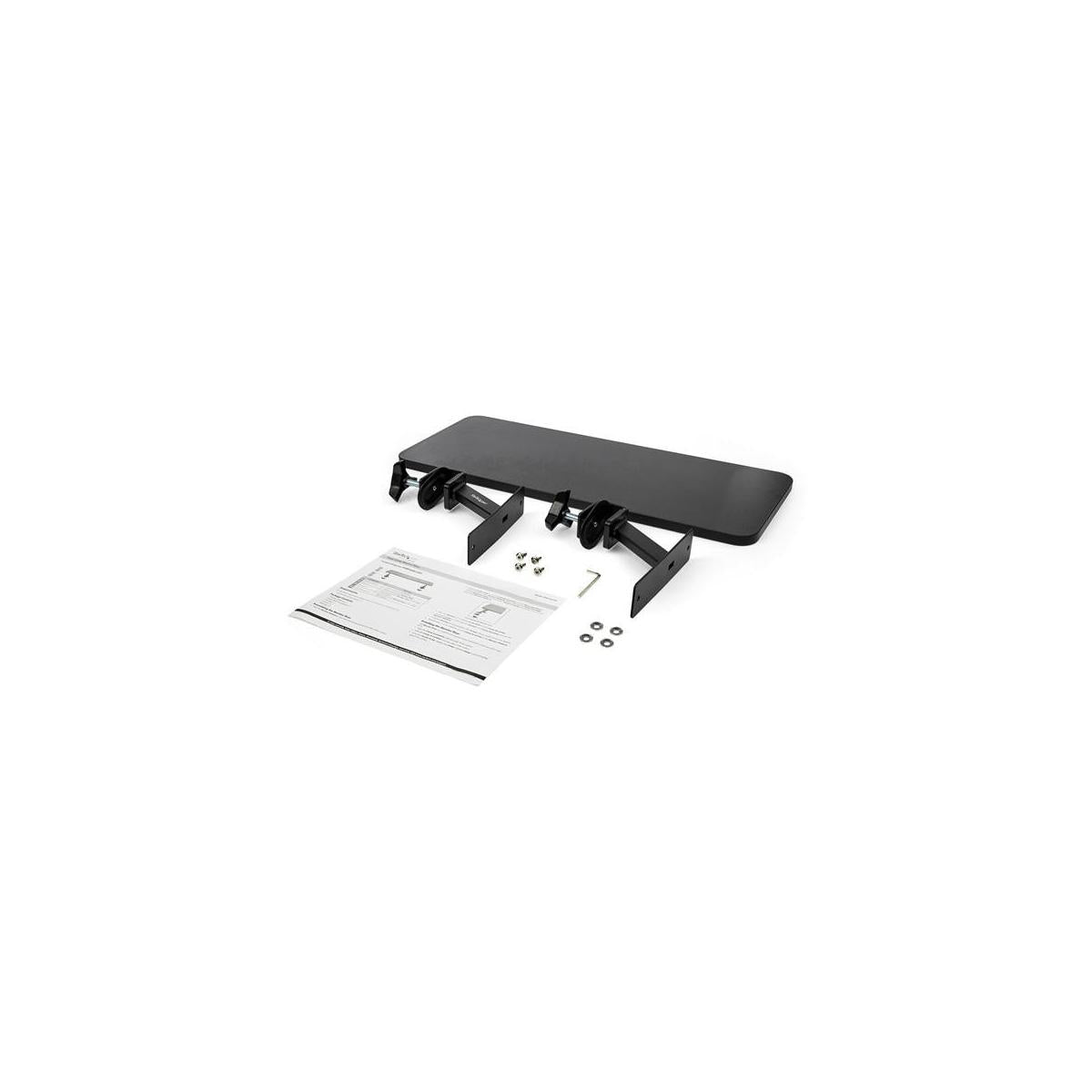 StarTech.com MNRISERCLMP supporto da tavolo per Tv a schermo piatto 81,3 cm (32") Nero