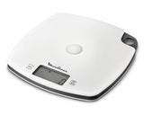 Moulinex BN1000 Bilancia Elettronica da Cucina Quadrato Grigio Bianco