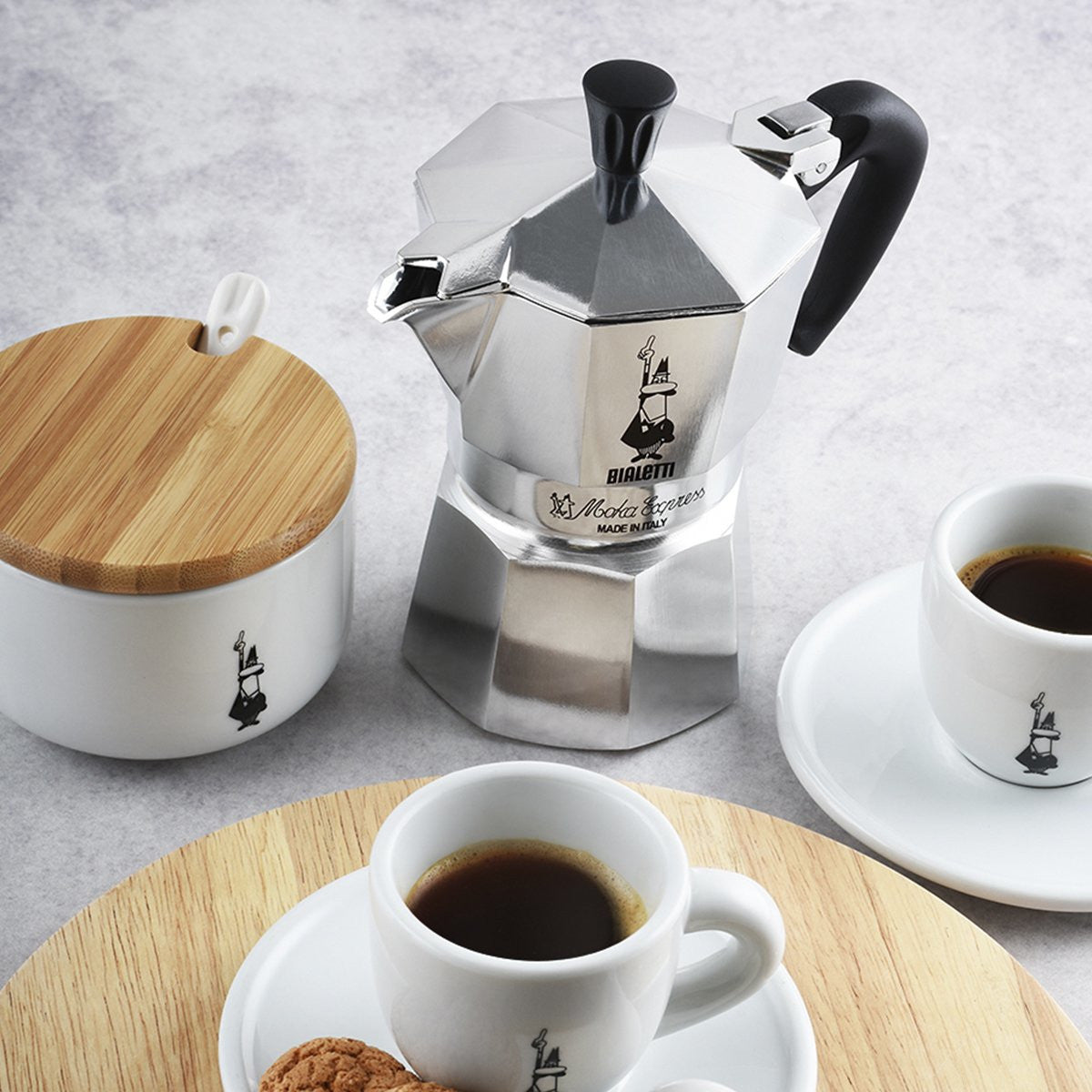 Bialetti Moka Express 0,3 L Alluminio, Nero