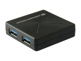 Conceptronic HUBBIES02B hub di interfaccia USB 3.2 Gen 1 (3.1 Gen 1) Mini-B 5000 Mbit/s Nero