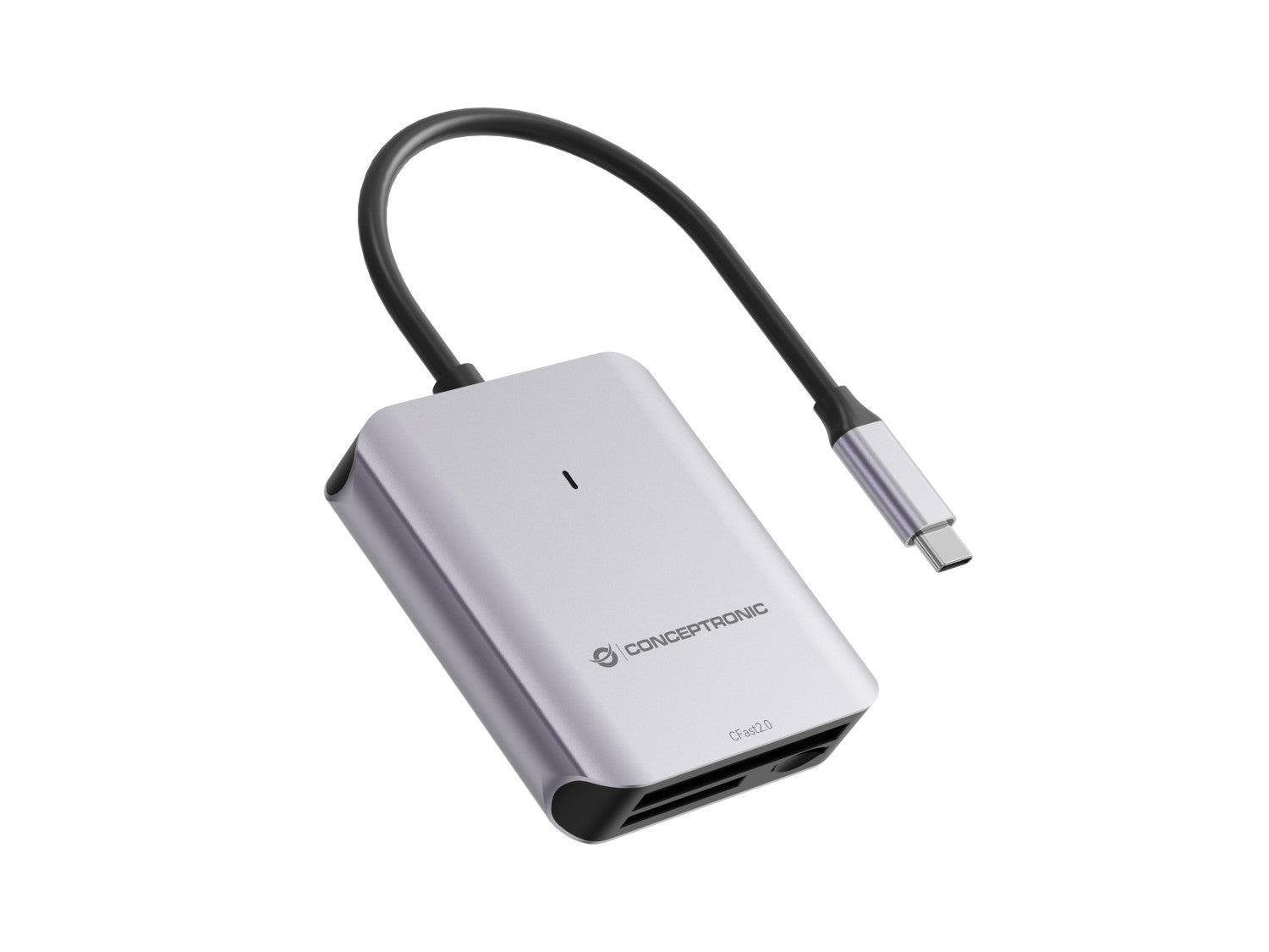Conceptronic BIAN09G lettore di schede USB 3.2 Gen 2 Type-C Grigio