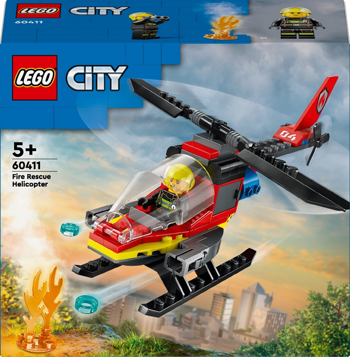 LEGO City Elicottero dei pompieri - 60411