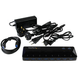 StarTech.com ST103008U2C hub di interfaccia USB 3.2 Gen 1 (3.1 Gen 1) Type-B 5000 Mbit/s Nero