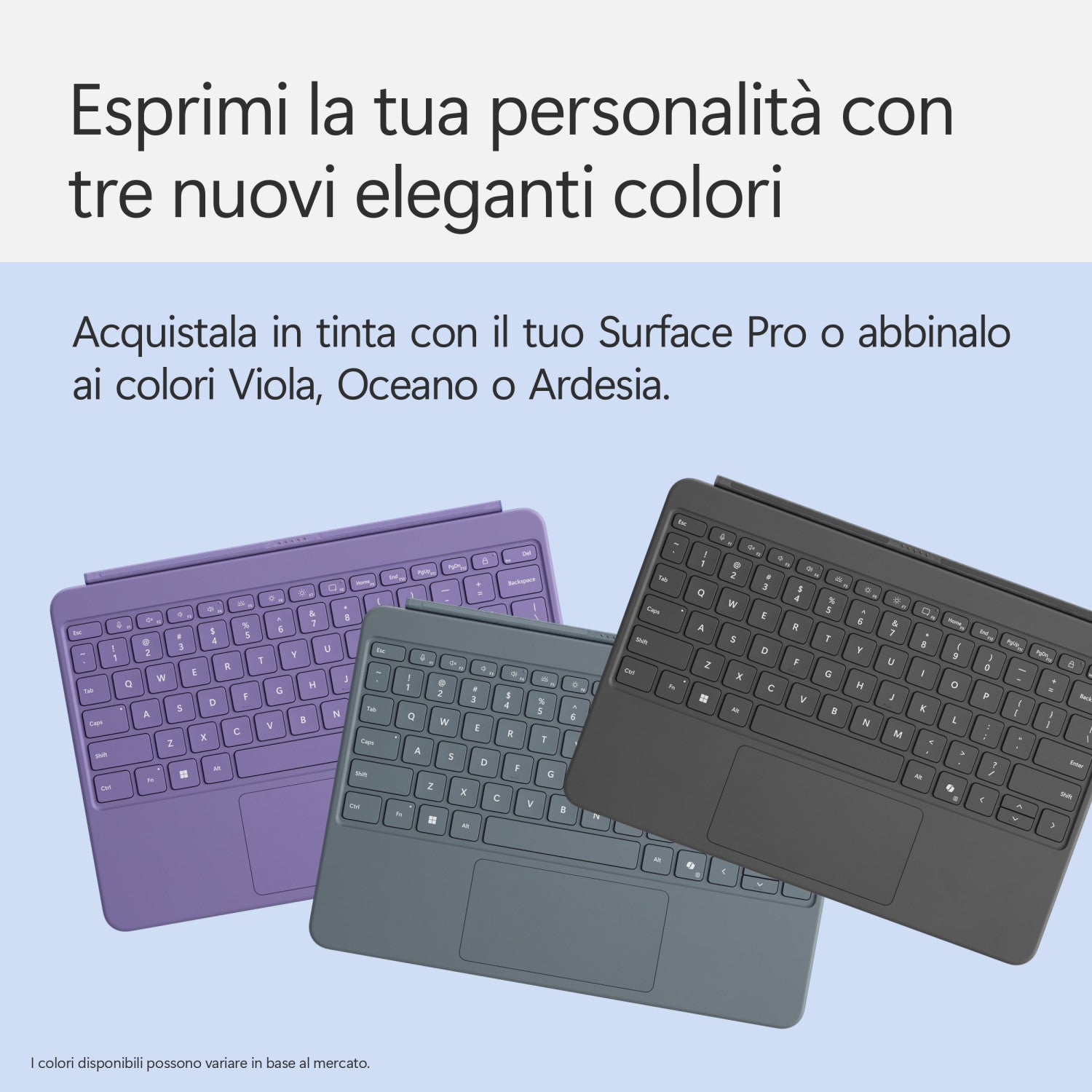 Microsoft Tastiera Surface Pro 12" con Slim Pen Ardesia