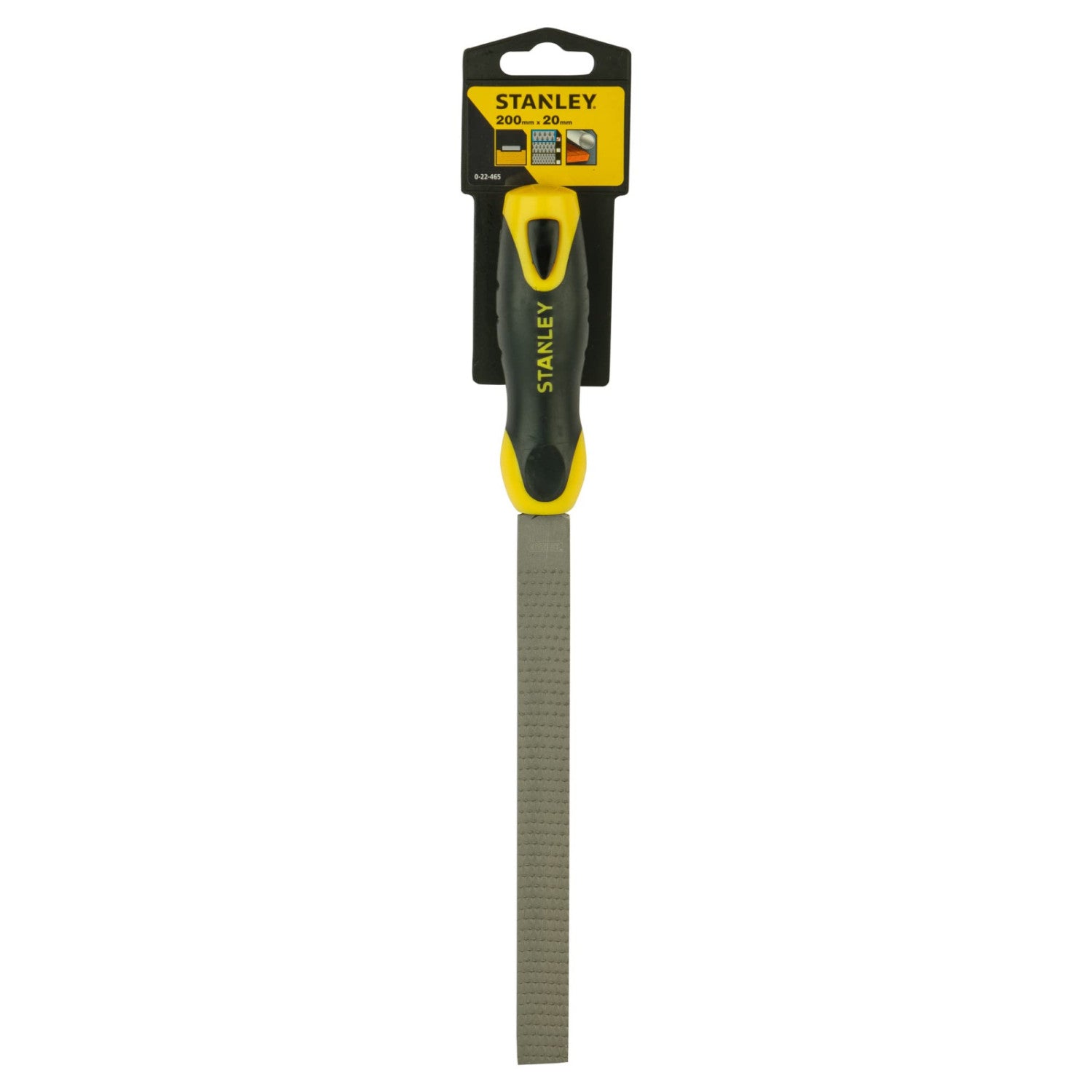 Stanley Raspa Piatta Parallela Taglio Bastardo 200 Mm