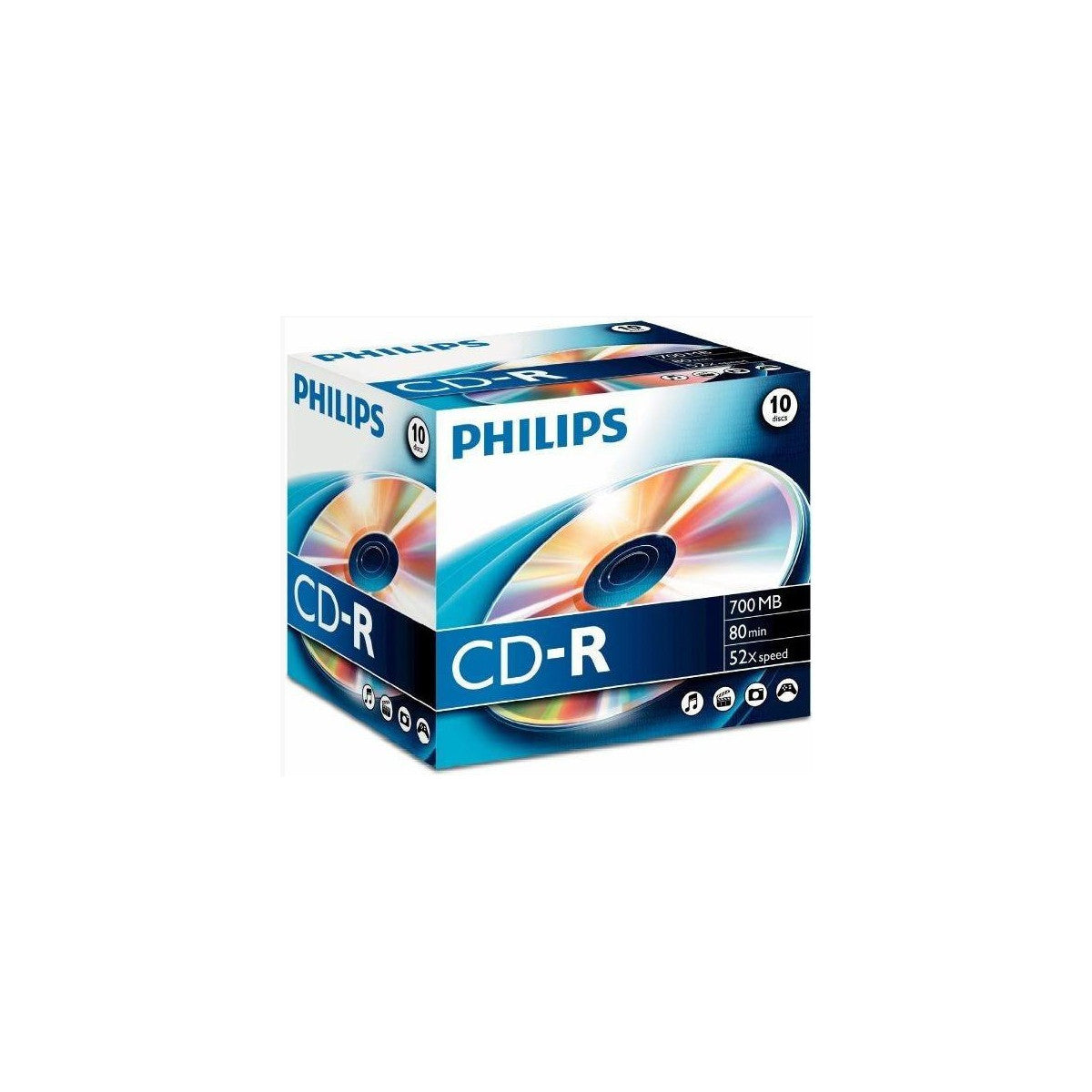 Philips 8710895778176 CD vergine CD-R 700 MB 52x 10 pz