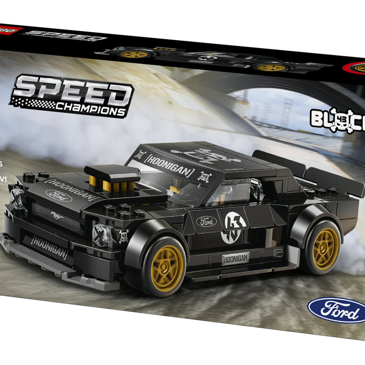 Lego Speed Champions 77262 Ford Mustang '65 Hoonicorn V1 Di Ken Block, Macchina Giocattolo Con Minifigure, Regalo Bambini 9
