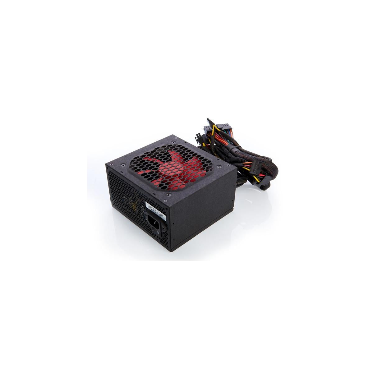 itek DESERT 650 alimentatore per computer 650 W 20 4 pin ATX ATX Nero, Rosso