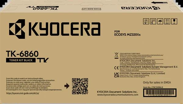 Kyocera TK-6860 Toner Nero Originale per ECOSYS MZ3201ix Fino a 15.000 Pagine